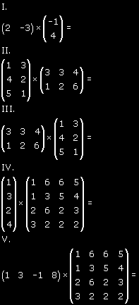 Het getal in de productmatrix dat op de tweede rij in de derde kolom staat is dus het product van de tweede rij van de eerste matrix en de derde kolom van de tweede matrix.