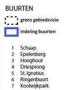 2.2.3 Bebouwingsstructuur Brabantpark kan verdeeld worden in verschillende duidelijk te onderscheiden woonbuurten (figuur 2.4): het complex Schaap, St.