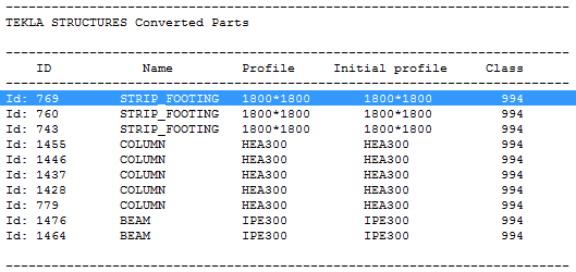 Klasse-waarde IFC-objectgegevens Geconverteerde objectbeschrijving 994 Brep-stuk met een naam Het profiel kan een extremenvenster zijn doordat het IFC-model geen profielgegevens bevat.