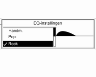 104 Inleiding Volumeverdeling voor - achter instellen Volumeverdeling rechts - links instellen Het geluid voor een muziekstijl optimaliseren Selecteer Fader:. Stel de gewenste waarde in.