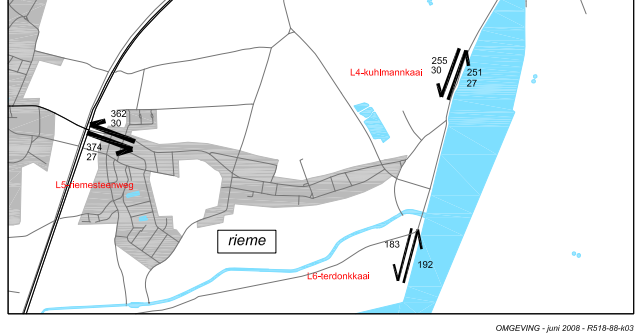 Vrachtwagensluis Rieme Ruimere studie : totale analyse van doorgaand vrachtverkeer in dorpen