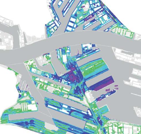 Om duidelijk te maken dat de situatie in nu al intensief bebouwde gebieden als het buitendijkse gebieden als in Rotterdam, aandacht verdient, toont figuur 3.