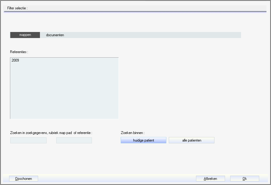 Filters Hoewel de boomstructuur die u aanlegt binnen edocs met rubrieken en mappen u al een hoge mate van het logisch indelen van documenten biedt kan het voorkomen dat u binnen uw gegevens een