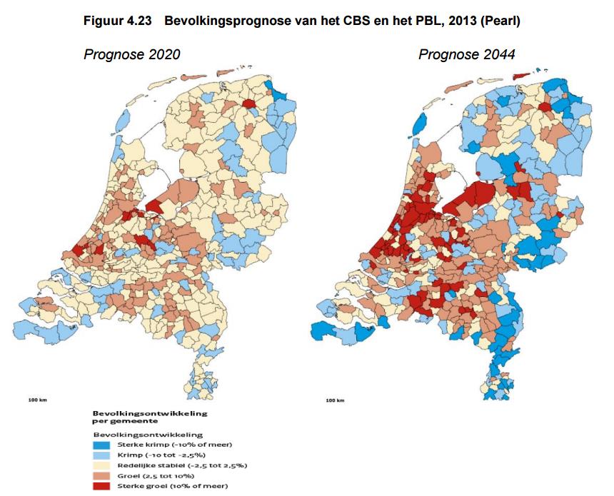 Bevolkingsprognoses 2020 en 2044 De bevolkingsprognose voor de korte termijn geeft voor de meeste gemeenten in Twente een stabiel beeld.