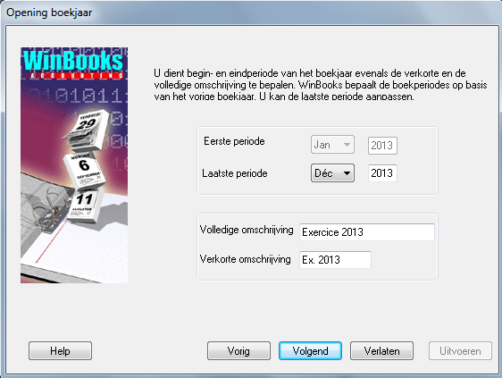 Boekjaar openen in WINBOOKS met automatische report van de saldo's In WinBooks kan u per dossier twee opeenvolgende actieve boekjaren hebben. Dit geldt voor het boeken.