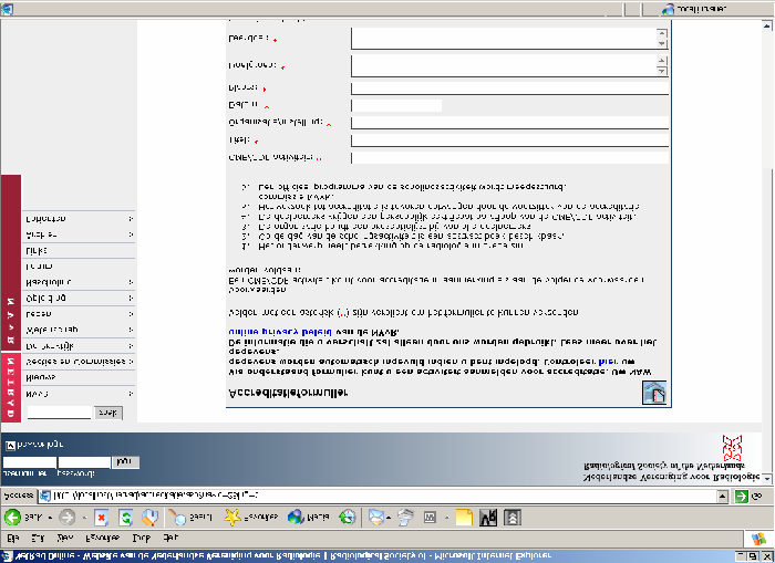 Screenshot 5: NetRad- formulieren: accreditatie Het nieuwe accreditatieformulier is op een aantal punten gewijzigd en consistent met de andere form ulieren die aanwezig