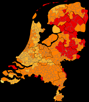 De ziekte van Lyme in Nederland Huisartsen hebben in 2009 bij circa 22.000 mensen in Nederland een rode ringvormige uitslag op de huid (erythema migrans(?