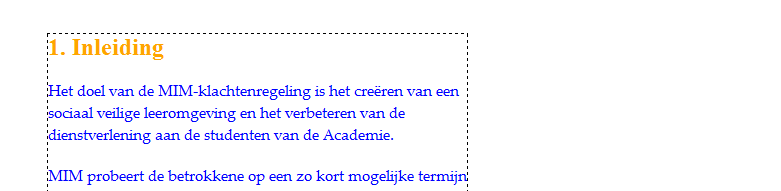 2. Voeg de eind tag </div> in vlak voor de <h2> van paragraaf 3. Voeg direct daarna de nieuwe tag <div id= sidebar > in. Dit is de sluittag van de main division. Hier begint de tekst van de sidebar.