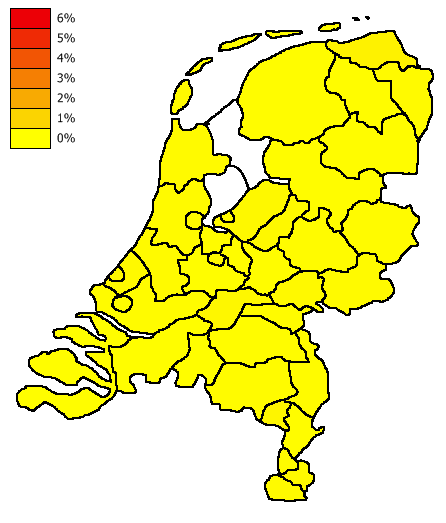 Figuur 37: vacaturegraad naar regio, vo leraren plus directeuren in 2016 (links) en 2020 (rechts). 5.