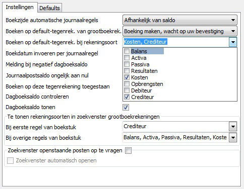 Boekhouden pagina 45 tegenrekening moet boeken.