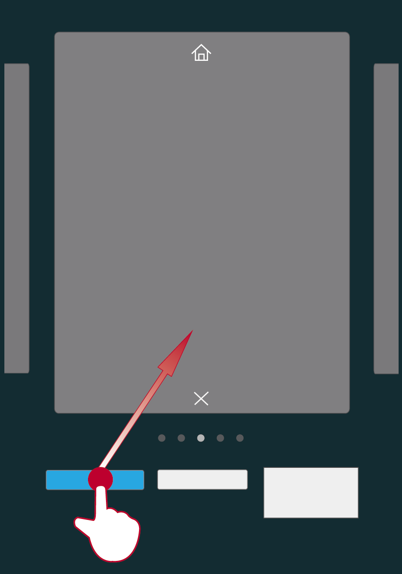 Widgets aan het startscherm toevoegen U kunt widgets, zoals de agenda en bladwijzers, toevoegen aan het startscherm. 1.