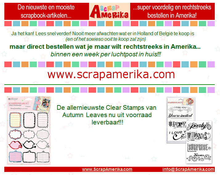 advertenties De Scrapotheek is dé internetwinkel waar u naast prachtig papier ook schitterende embellishments, linten, stempels en nog veel meer kunt vinden om uw layouts nét dat beetje extra te