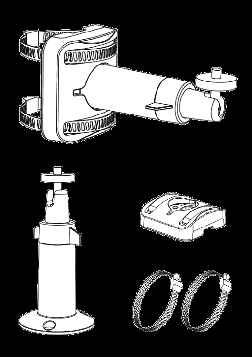 Let erop dat u de vier windsensoren in het midden van het apparaat niet aanraakt. Dit kan deze beschadigen of de kalibratie van uw windmeter wijzigen. De windmeter mag niet worden gedraaid.