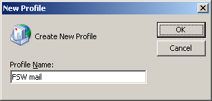Toevoegen extra mailprofiel Pas het onderstaande alleen toe als u Outlook ook voor andere e-mail dan FSW-mail gebruikt. Sluit zo nodig Outlook af.