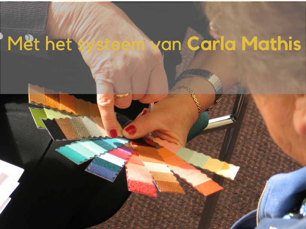 Personal Stylist Kleurtr eurtraini aining ng In deze Vaktraining leer je kleuradviezen op maat geven, met het Level I kleursysteem, ontwikkeld door Carla Mathis.