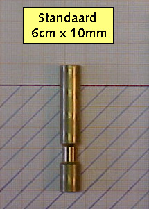 Figuur B.7 Standaard meetbout B.4.2 Standaardtype meetbout voor plaatsing in verticale wanden Standaard wordt gebruik gemaakt van een Hilti slaganker M8 