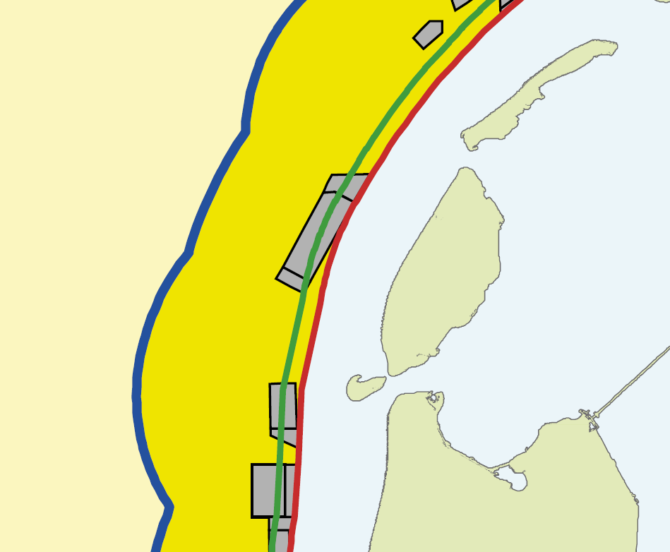 In het algemeen geldt dat bij een grotere korreldiameter een steiler aanlegprofiel kan worden aangelegd of dat bij een gelijk aanlegprofiel de grotere korreldiameter minder erosie tot gevolg heeft.