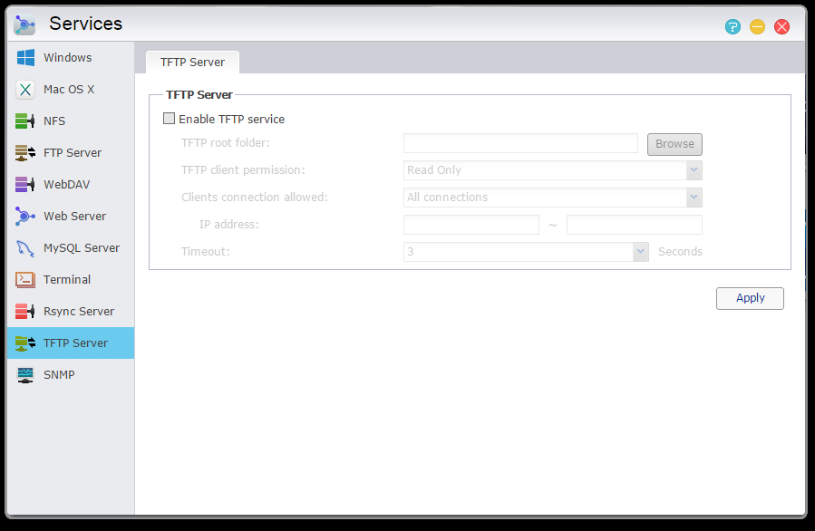 Meer informatie NAS 259 Externe Sync (Rsync) gebruiken voor de bescherming van uw gegevens NAS 351 Externe Sync (Rsync): Beste praktijk TFTP Server TFTP (Trivial File Transfer