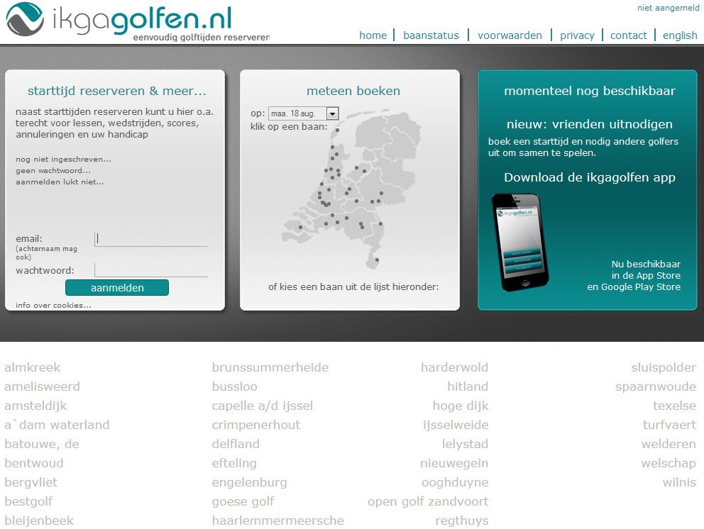 Gebruikersinstructie STAP 1: Hoe koppel ik mijn ikgagolfen-account aan Golfcentrum De Batouwe?