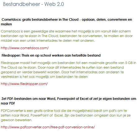 WEB2.0 SOFTWARE THEMA IN CHEMIE