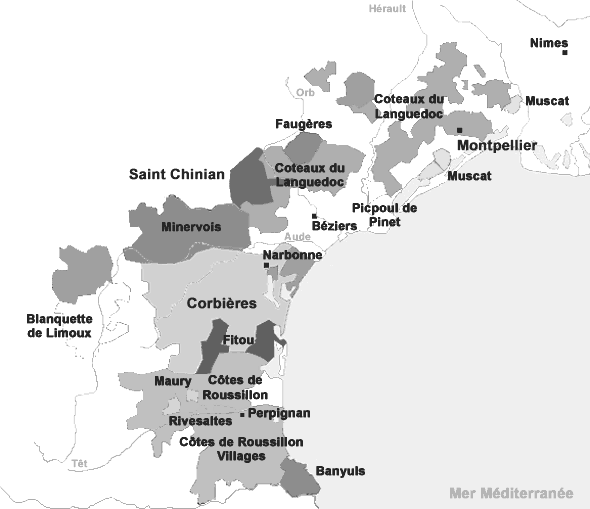 Maury AOC: Maury - regio: Roussillon - druiven: grenache noir - bodem:
