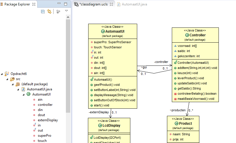 OBJECTAID CLASS DIAGRAM Class diagram is verplicht bij inleveren DPU3 Sleep met muis classes vanuit Package Explorer in het diagram: Klaar?