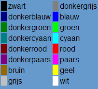 We kunnen ook een andere penkleur en dikte selecteren. Dat gaat met (bijvoorbeeld) het commando (probeer maar uit): Pen rood 5 Je kunt natuurlijk ook een andere kleur en dikte selecteren.