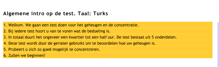 Instructie met voice samples