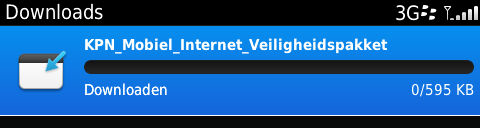 2 Installatie Volg de onderstaande instructies voor het installeren en activeren van het Mobiel Internet Veiligheidspakket op uw toestel. 2.