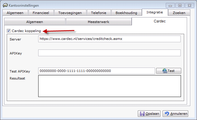 Cardec Credit Check Vooraf Vanaf versie 2.22.0 is het mogelijk om in de modules Legal Eagle met Integratie en Legal Eagle met Boekhouding een Credit Check te doen voor natuurlijke personen.