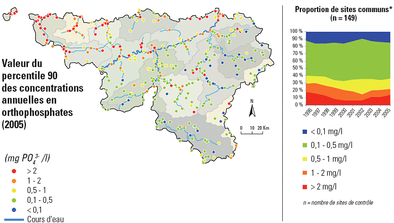 dan in het MNLSO-meetnet (zie 5.3.1). Toch voldeed maar 47% van deze meetpunten aan de KRWnormen.