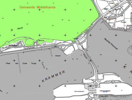 138 Ecologie Figuur 9.2 Begrenzing van het Natura 2000-gebied Grevelingen bij het Windpark Krammer. Uitsnede uit de formele kaart (bron: Ministerie van Economische Zaken). Tabel 9.