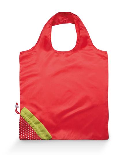 BESTELNR:DVDK103 TAS OMVOUWBAAR TOT EEN ROOS KWALITEIT : 100% polyester AFMETING : ca. 39 x 52 cm CAPACITEIT : 13 liter GEWICHT : 280 gr.