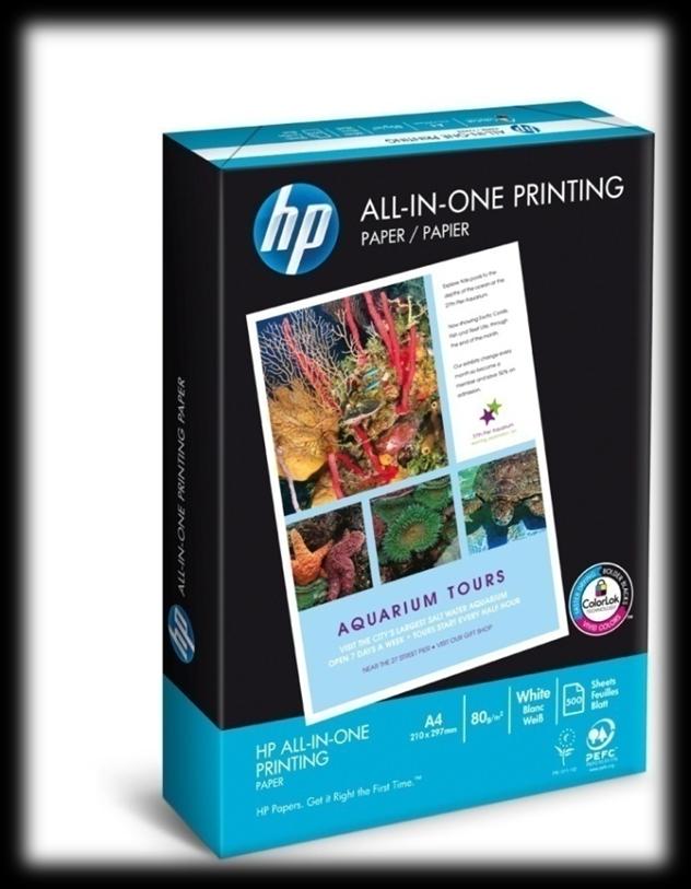 HP All-in-One Een all-in oplossing voor alles in één inkjet- en laserprinters.. Superieure witheid voor hoogwaardig papier dat zijdezacht aanvoelt.