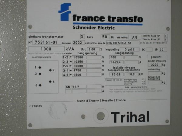 Transformator 3 in secundaire cabine Check op aanwezigheid keuringsverslag.