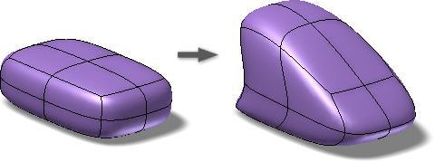 Basis begrippen van het Free Form modelleren in Inventor. Het creëren van organische vormen met de conventionele solid en surface modelleer technieken wordt dikwijls als een moeilijk taak ervaren.
