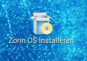 Handleiding installatie Zorin OS 9 Core 11 Nu kan u in de taakbalk de toetsenbord indeling wijzigen naar Belgisch punt door Be te selecteren.