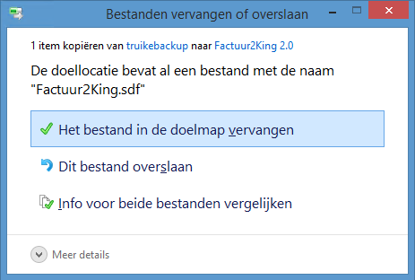 Factuur2King 1.x bijwerken naar Factuur2King 2.0 1. Handel alle facturen die al ingelezen zijn in Factuur2King 1.x bij voorkeur via Factuur2King 1.