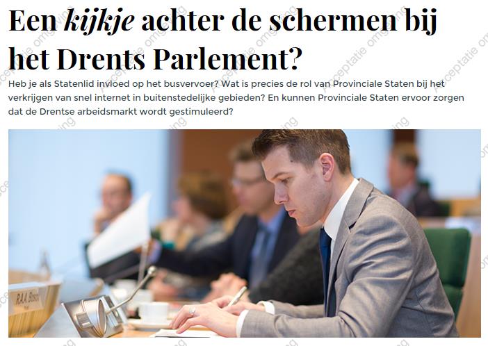 3.3 Artikel In de linker kolom worden de artikelen geplaatst. Het is mogelijk om een woord of woordgroep in de titel cursief te maken.