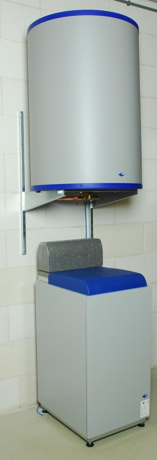 Boiler warm water Douche WTW (Warmte Terug Winning) uit douche-afvoer 150 liter warm water s Nachts opwarmen (eco