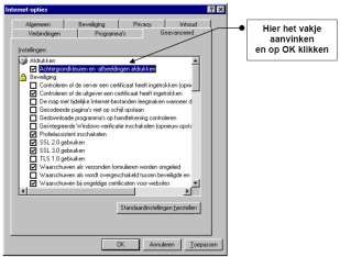 Klik op OK. Nu open je de tekstverwerker en plakt (CTRL+V) de uitvoer in het document.