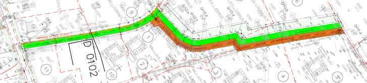 Landegemstraat De wegenis- en rioleringswerken in de Landegemstraat zijn ondertussen gegund aan de NV Audoorn uit Zingem.