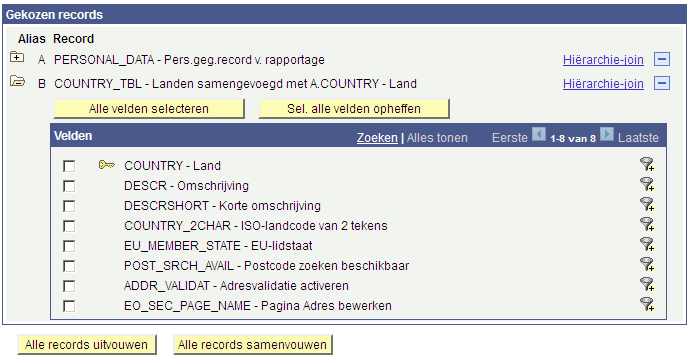 4 Query uitbreiden (opdracht 2) 4.1 Extra tabellen Het is uiteraard mogelijk om meerdere tabellen in een query te gebruiken.