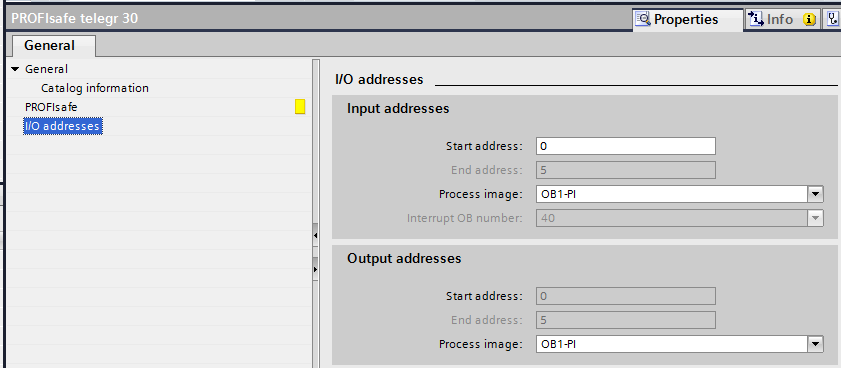 F_Source_Add dient gelijk te worden ingesteld als Base for PROFIsafe addresses in de F CPU zoals hieronder.