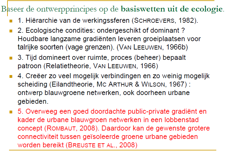 E.Rombaut - Klankbordgroep op 21juni Blauwgroene netwerken in de stad.