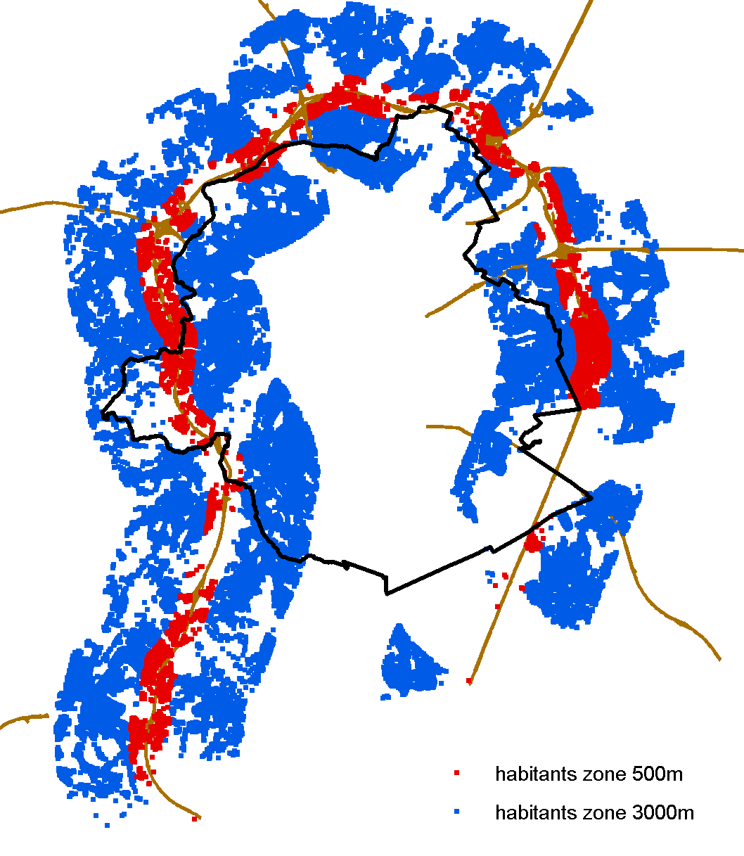 drukke autosnelweg significant minder goed is dan van 18-jarigen die opgroeiden op meer dan 1500 m van die weg. 2.