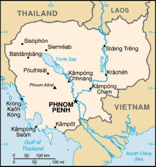Informatie over Cambodja 2. Cambodja Interessante feitjes over Cambodja: Hoofdstad: De hoofdstad van Cambodja is Phnom Penh en is tevens ook de grootste stad. Bevolking: Cambodja telt 14.494.