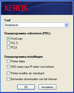 Kies Het IP-adres, de DNS-naam of het UNC-pad van de printer invoeren. Voer de informatie in of blader naar het IP-adres, de DNS-naam of het UNC-pad.