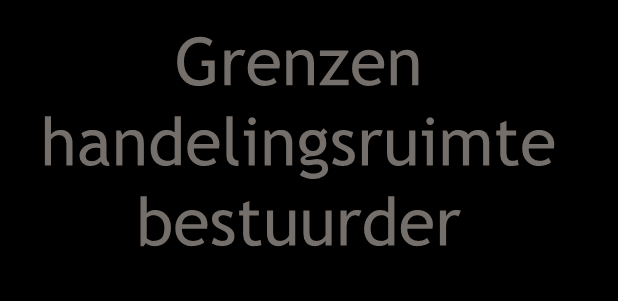 Vier kwadranten Toezichtkader Domein CGO Interne werkwijze toezichthouder Ends Beoogde