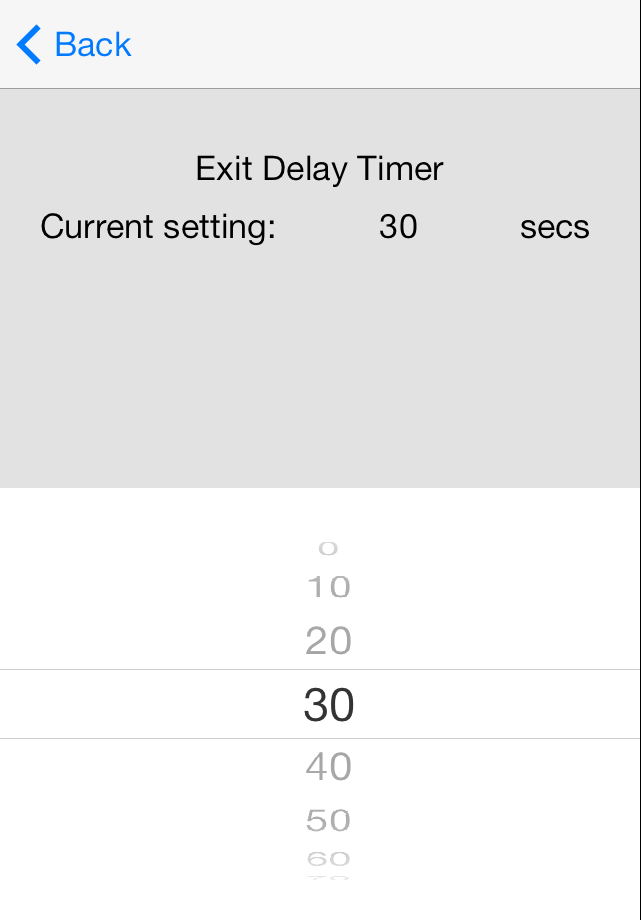 Zie hieronder voor aanpasbare instellingen: - Exit time: Tijd na inschakelen alarm. Binnen dit tijdvlak zullen geen sensoren afgaan. Zo kunt u het pand verlaten voordat het systeem inschakelt.